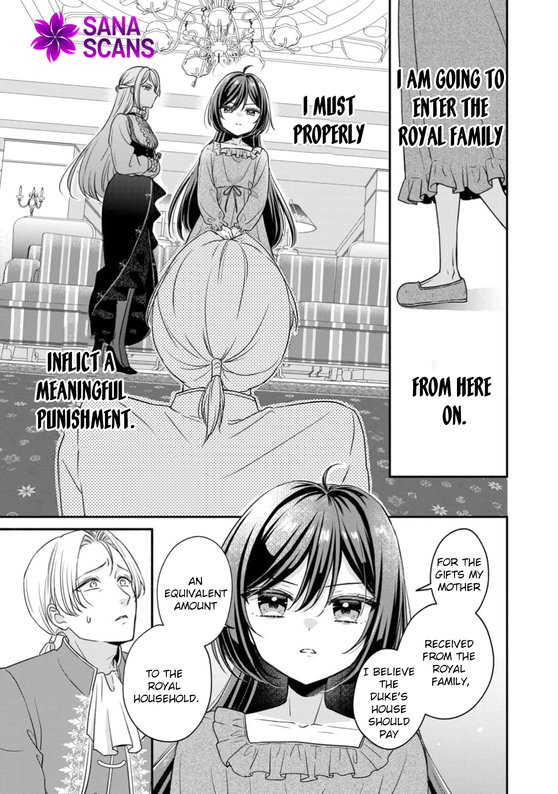 The Duke's Daughter Who Was Condemned Is Reborn as the Child of the Final Boss Queen Chapter 1 - . Page 45